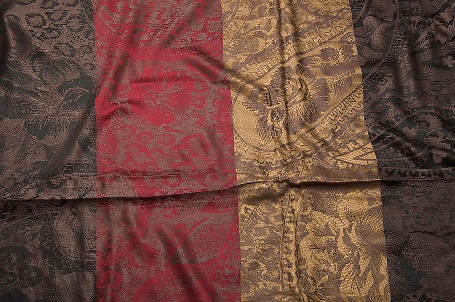 styleBREAKER Loop Loop mit Hibiskus Blüten günstig online kaufen