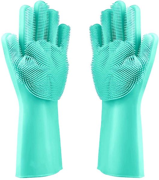 Geschenkehöhle Putzhandschuh Silikon Waschhandschuhe mit Noppen günstig online kaufen