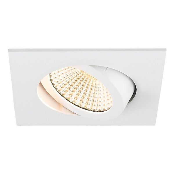 LED Deckeneinbauleuchte New Tria in Weiß 8,6W 540lm 60° 82mm eckig günstig online kaufen