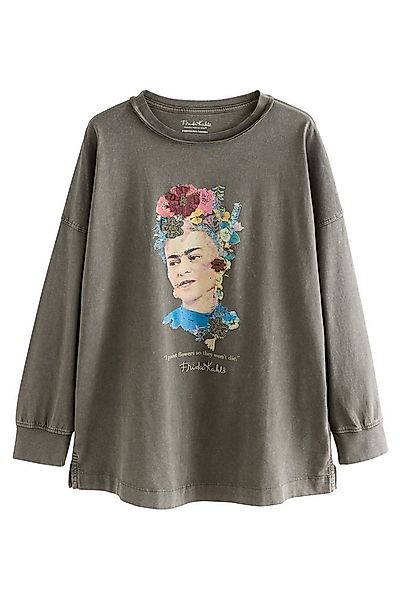 Next Langarmshirt Langarmshirt mit Grafik, Frida Kahlo (1-tlg) günstig online kaufen