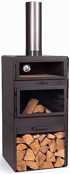 CookKing Grillkamin "Terrassenofen Vento Plus" inkl. Pizzaofen, Stahl, 50x5 günstig online kaufen