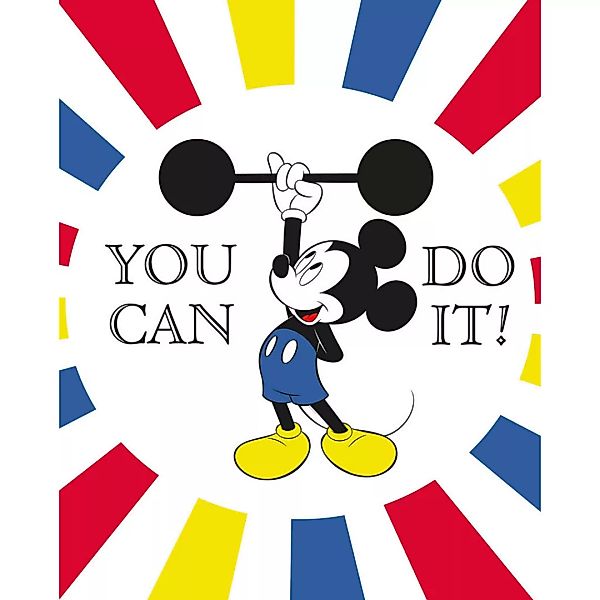 Komar Wandbild Mickey Mouse Do it Disney B/L: ca. 40x50 cm günstig online kaufen