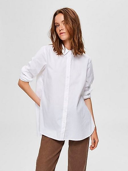 SELECTED FEMME Blusenshirt Classic Lange Langarm Tunika SLFORI mit Reißvers günstig online kaufen