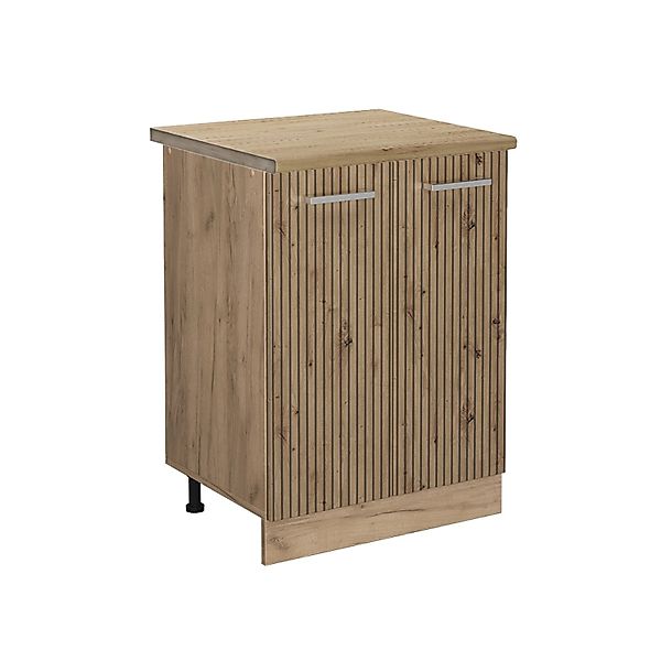 Vicco Küchenunterschrank R-Line Artisan-Eiche/Goldkraft Eiche 60 cm AP Eich günstig online kaufen