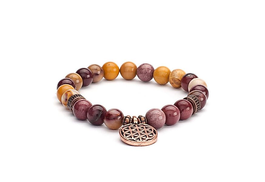 bodhi Perlenarmband Mala Armband mit Dotterstein, Modeschmuck günstig online kaufen