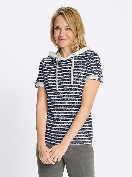 Sieh an! T-Shirt Kapuzen-Shirt Kurzarm günstig online kaufen