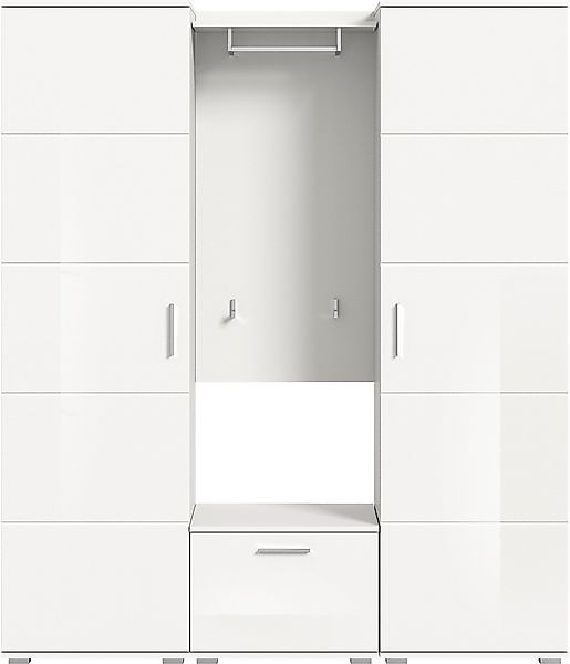 INOSIGN Garderoben-Set "Valge, Breite 180 cm inkl. 15cm Typenabstand, 4-tlg günstig online kaufen
