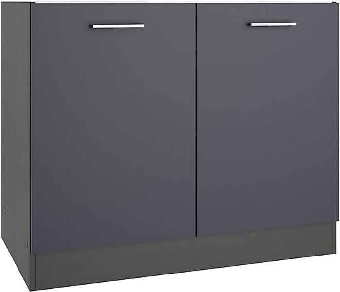 KOCHSTATION Spülenschrank »KS-Milan«, HELD Möbel, Spülenschrank 100 cm, mat günstig online kaufen