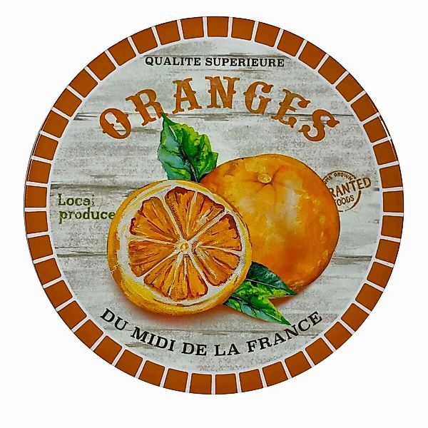 Untersetzer Versa Orange Aus Keramik (20 X 20 Cm) günstig online kaufen