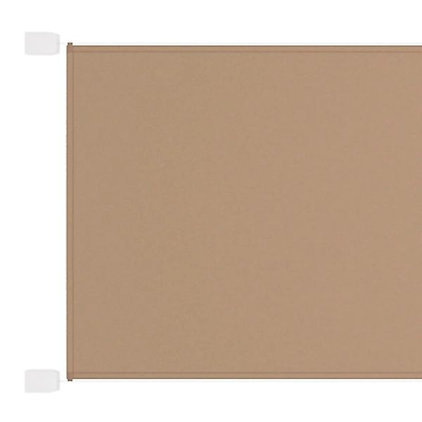furnicato Senkrechtmarkise Taupe 140x800 cm Oxford-Gewebe günstig online kaufen