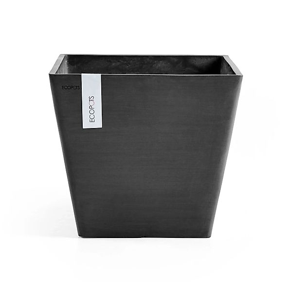 Ecopots Pflanztopf Rotterdam Dunkelgrau 50 cm günstig online kaufen