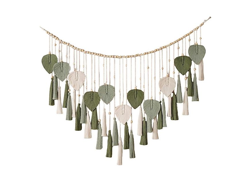 Coonoor Wanddekoobjekt Makramee-Wandbehang mit Blattquaste, großer Wandtepp günstig online kaufen