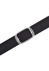 Tamaris Ledergürtel Doppelschließe in glänzendem Silber günstig online kaufen