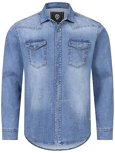 Rock Creek Jeanshemd Herren Jeans Hemd Regular Fit H-419 günstig online kaufen