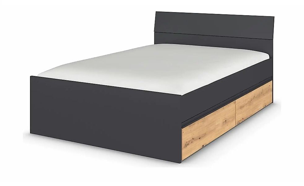 Bettgestell   Jamila ¦ grau ¦ Maße (cm): B: 145 H: 90 Betten > Bettgestelle günstig online kaufen