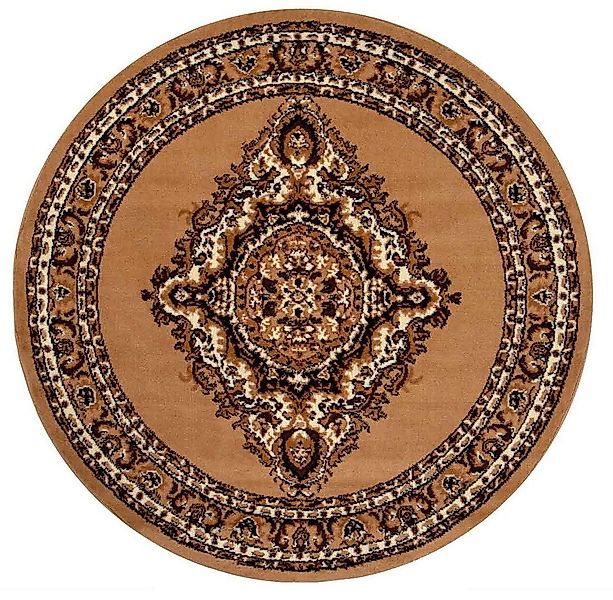 Vimoda Orientteppich Rund Teppich kurzflor, Rund, günstig online kaufen