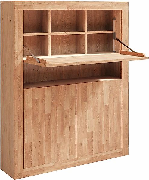 OTTO home Sekretär "Logo" mit viel Stauraum, teilmassiv günstig online kaufen