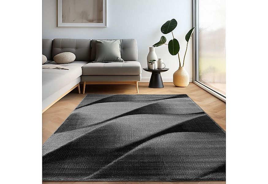 Carpettex Designteppich Abstrakt Wellen Design, Läufer, Höhe: 12 mm, Kurzfl günstig online kaufen