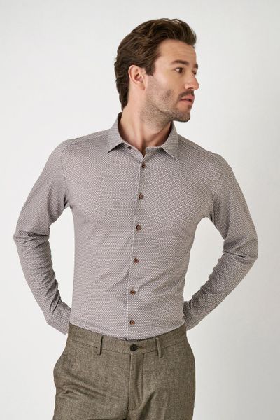 DESOTO Langarmhemd Casual1/1 Mit Rundhalsausschnitt günstig online kaufen