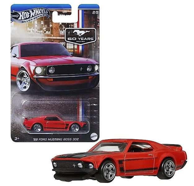 Hot Wheels Spielzeug-Rennwagen Ford Mustang Boss 302 1969 JBY51 Hot Wheels günstig online kaufen