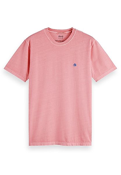 Scotch & Soda Herren T-Shirt CREWNECK TEE 166055 Pink günstig online kaufen