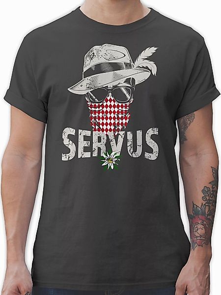 Shirtracer T-Shirt Lausbua Totenkopf Bayrisch Lausbub günstig online kaufen