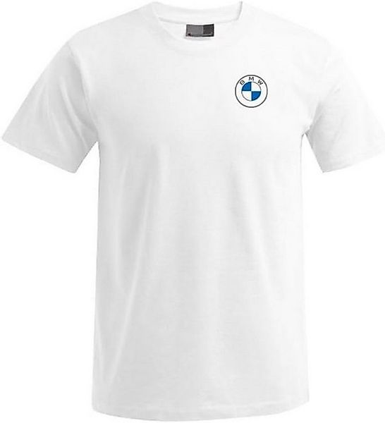 BMW Print-Shirt BMW T-Shirt Herren Shirt Männer Weiß günstig online kaufen