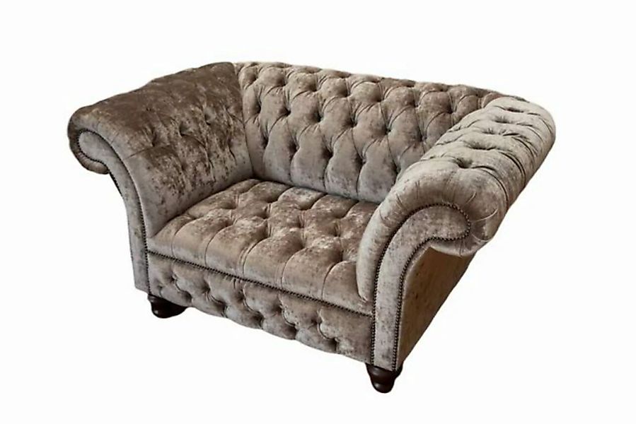 JVmoebel 1,5-Sitzer, Chesterfield Sofa 1.5 Sitzer Wohnzimmer Textil Klassis günstig online kaufen