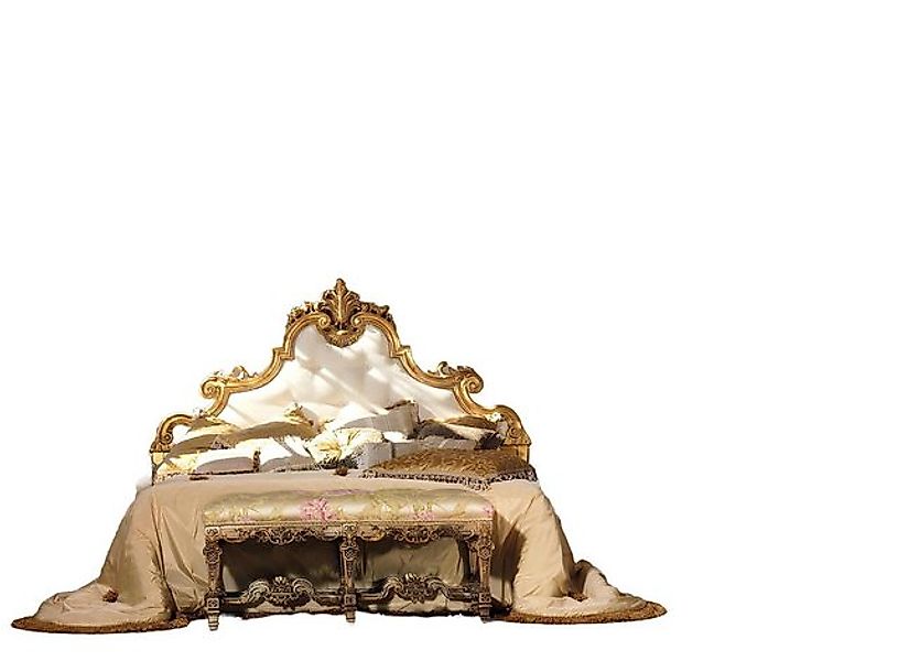 JVmoebel Bett Chesterfield Bett Luxus Betten Holz Italienische Möbel Doppel günstig online kaufen