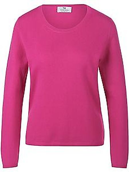 Rundhals-Pullover aus 100% Premium-Kaschmir Peter Hahn pink günstig online kaufen