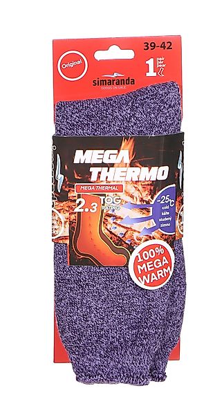 simaranda Thermosocken Herren Thermo Socken 8121 47-50 Dunkelgrau 2 paar (2 günstig online kaufen