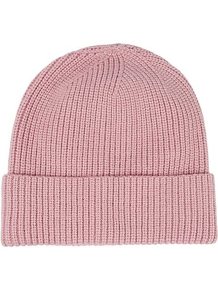 styleBREAKER Strickmütze Feinstrick Beanie Mütze mit Krempe (1-St) günstig online kaufen