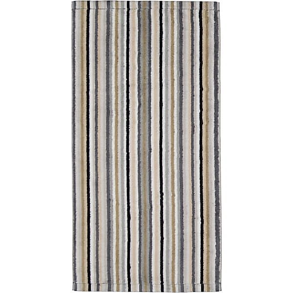 Cawö - Life Style Streifen 7048 - Farbe: 37 - kiesel - Waschhandschuh 16x22 günstig online kaufen