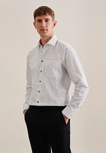 seidensticker Businesshemd "Regular" Regular 1/1 Kentkragen Paisley günstig online kaufen