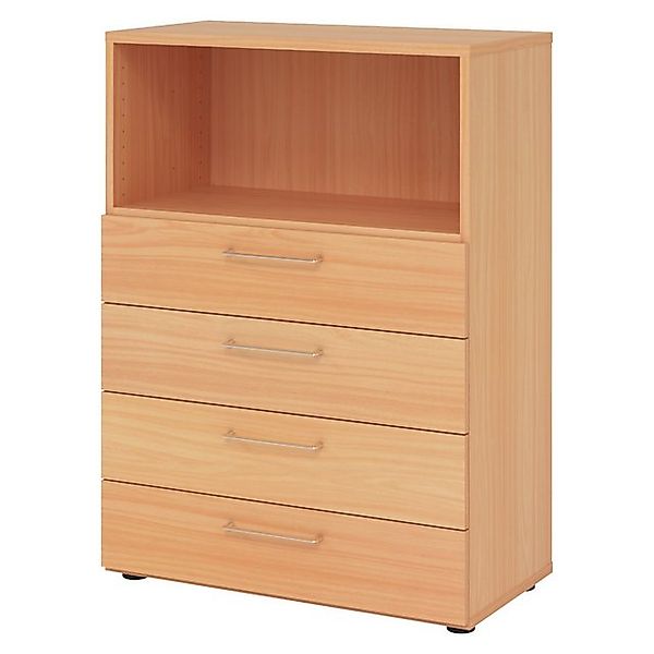 bümö Aktenschrank smart Schubladen Kombi - 4 Schübe Dekor: Buche günstig online kaufen