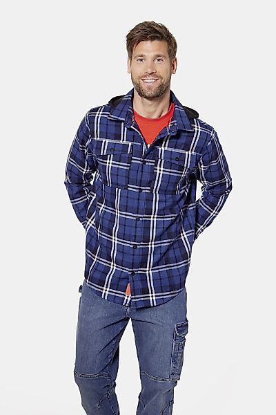 HERO by John Medoox Kapuzenhemd "Overshirt Workwear Arbeitshemd mit Kapuze" günstig online kaufen