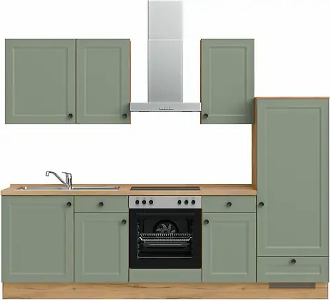 nobilia® Küchenzeile »"Cascada I"« vormontiert, Ausrichtung wählbar, Breite günstig online kaufen