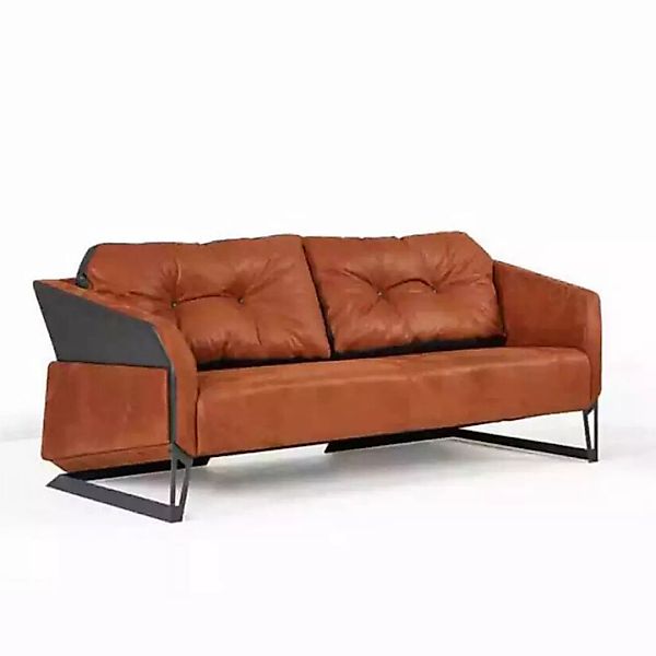 JVmoebel Sofa Designer Orange Sofa Arbeitszimmer Büromöbel Couch 3 Sitzer N günstig online kaufen
