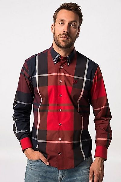 JP1880 Businesshemd Karohemd Langarm Buttondown-Kragen Modern Fit günstig online kaufen