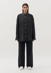 studio seidensticker Jeanshemd "Studio" Oversized Langarm Kentkragen Uni günstig online kaufen