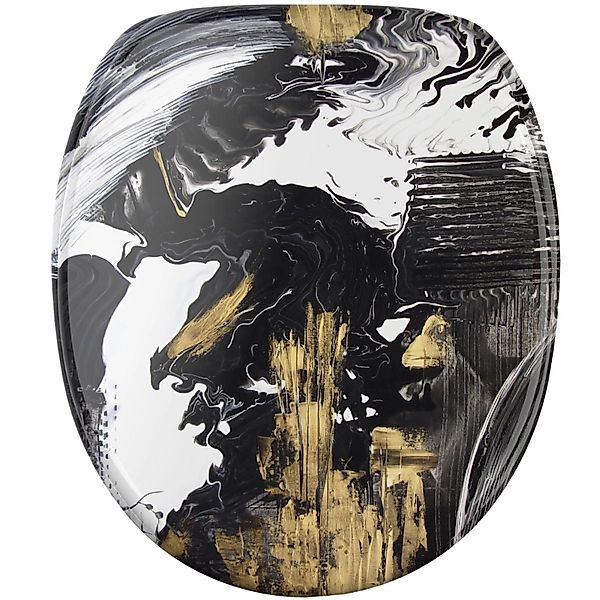 SANILO WC Sitz mit Absenkautomatik Acrylics Hochwertiger und Stabiler Toile günstig online kaufen
