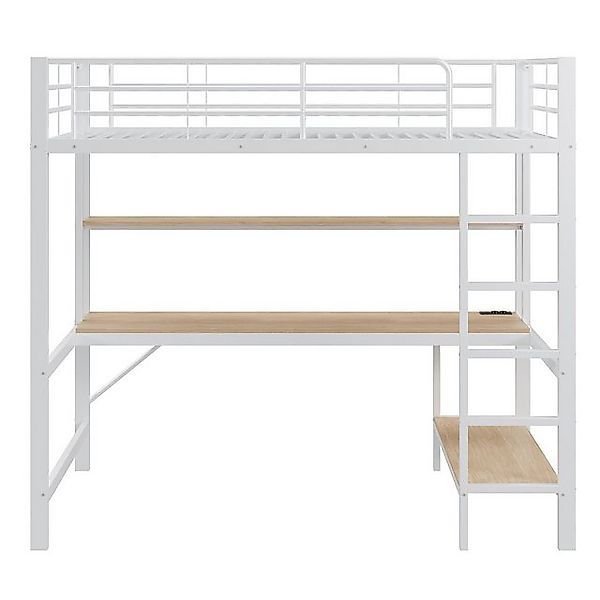 Gotagee Kinderbett Hochbett 90x200 cm Jugendbett Gästebett mit Sprossen Lei günstig online kaufen
