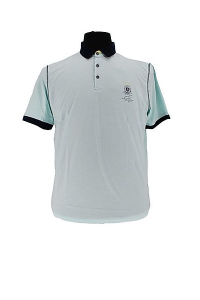 Mode Monte Carlo Poloshirt Polo-Shirt Knopf Mintgrün günstig online kaufen