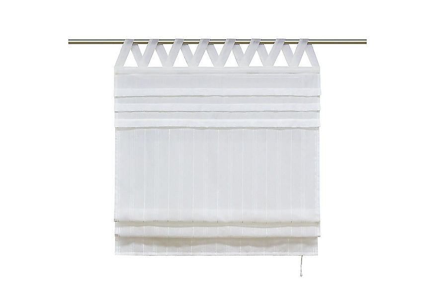 Delien Raffrollo Tilla, mit Schlaufen, halbtransparente Raffgardine V Schla günstig online kaufen