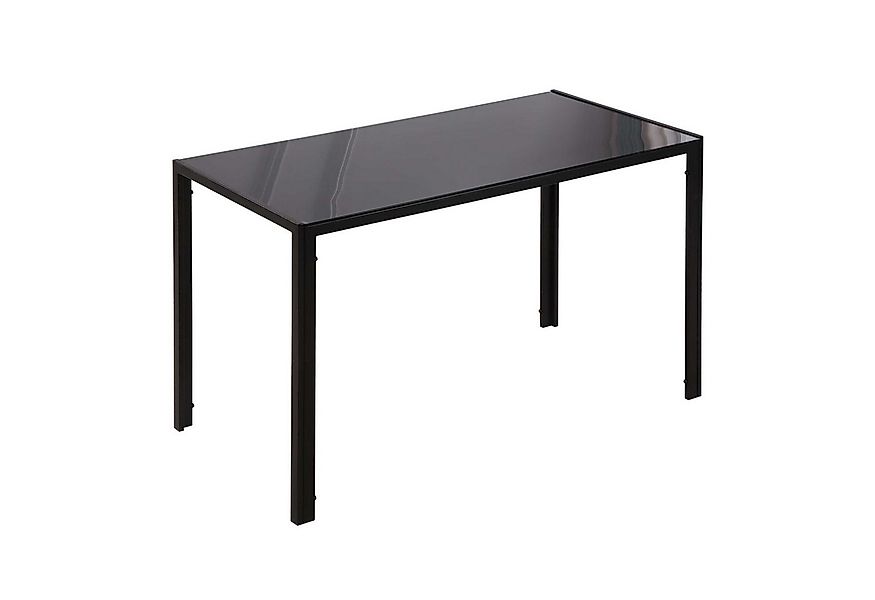 HOMCOM Esstisch aus gehärtetem Glas, für 4 Personen, 120cm x 60cm x 75cm günstig online kaufen