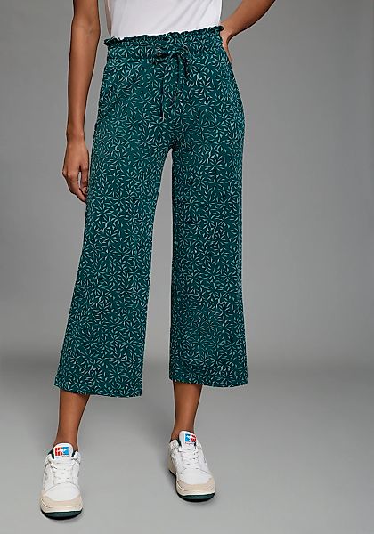 KangaROOS Culotte weite Jerseyhose, mit Eingrifftaschen, mit Bindeband am B günstig online kaufen