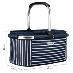 anndora Einkaufskorb mit stabilem Aluminiumrahmen, 22 günstig online kaufen