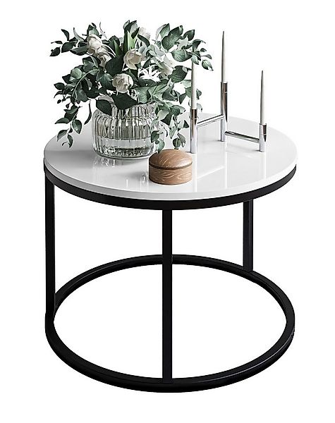 Lookway Couchtisch CIRI mit Hochglanzplatte (1xCouchtisch), Durchmesser: ⌀6 günstig online kaufen