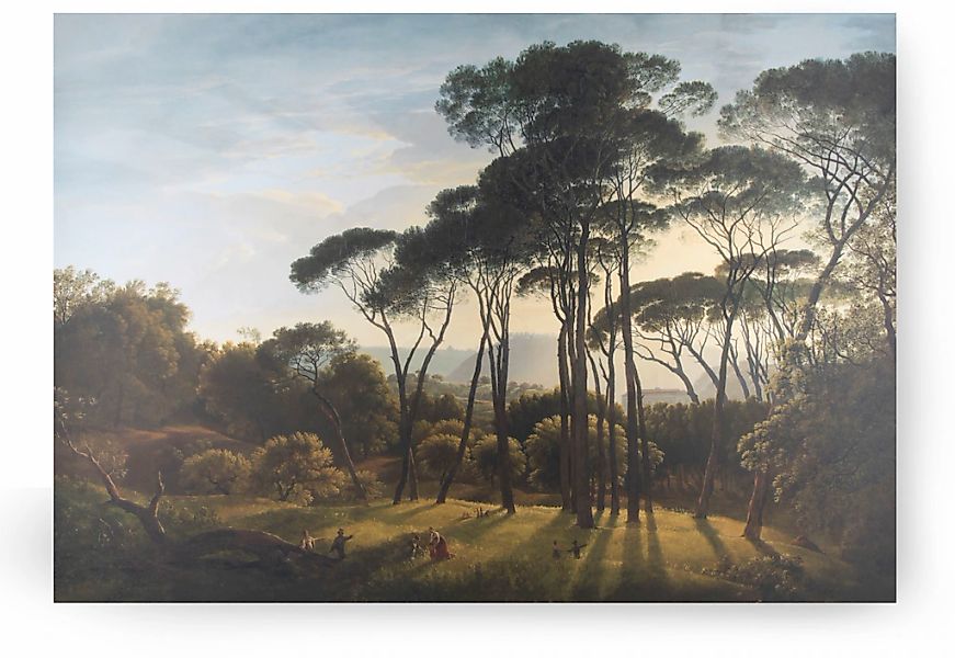 Art for the home Leinwandbild "Italienische Landschaft mit Pinien" Blumen I günstig online kaufen