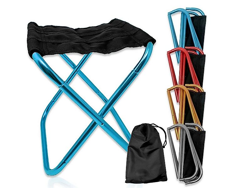 mixed24 Sitzhocker Aluminium Camping Hocker Falthocker Klapphocker Angelhoc günstig online kaufen